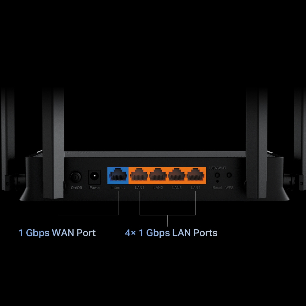 TP-Link Archer BE220 wireless router Gigabit Ethernet Dual-band (2.4 GHz – image 6