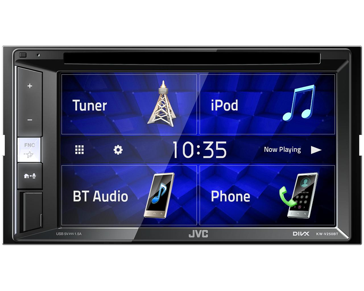 JVC KW-V250BT 2DIN, CD/DVD/USB Multimedia system – image 1