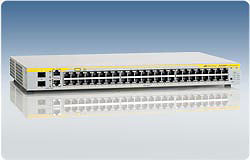 Allied Telesis 10/100TX x 48 ports managed FE L2+ Switch w/ 2xSFP combo ports & fixed 1000T ports