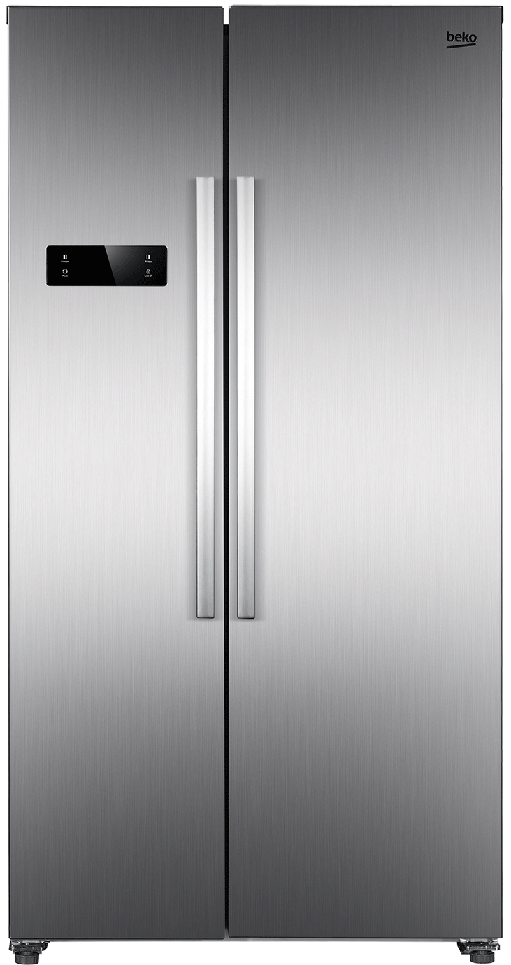 Beko GNO4331XP side-by-side refrigerator Freestanding