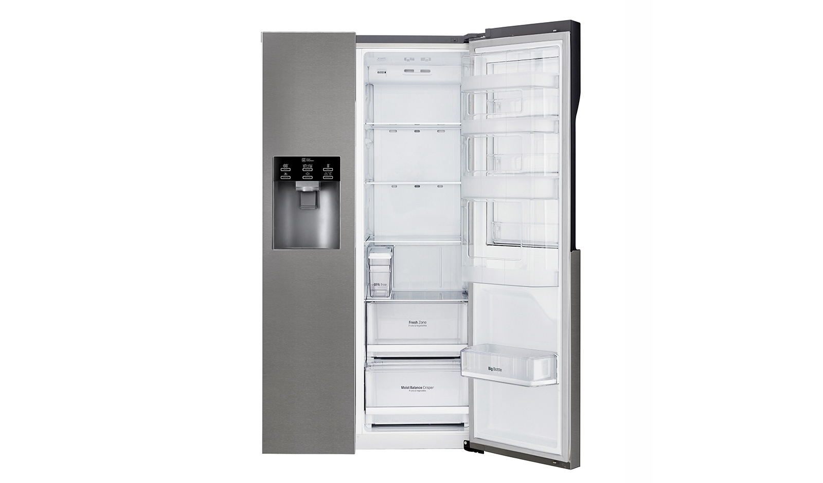 LG GSJ361DIDV side-by-side refrigerator Freestanding – image 6