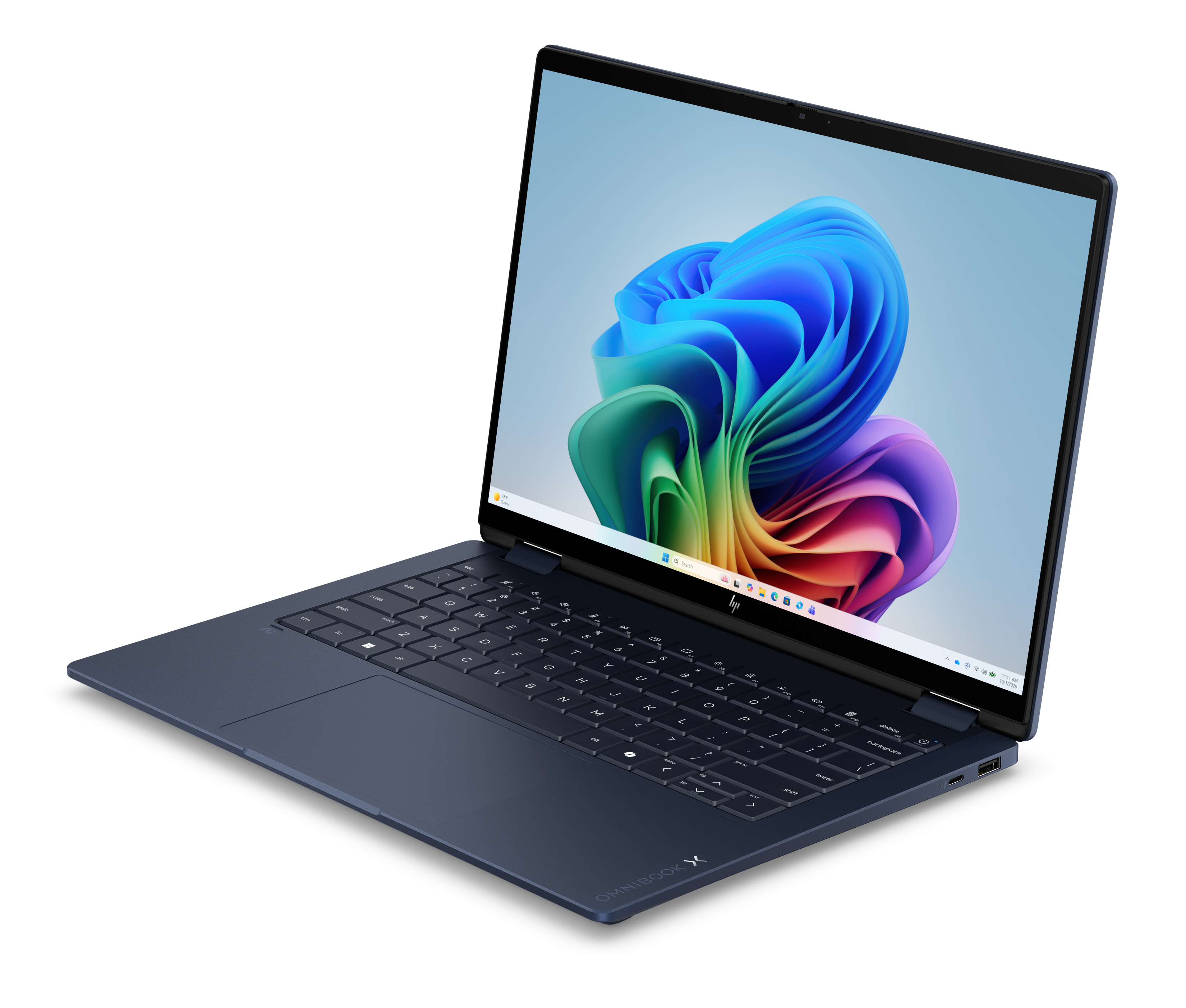 HP DQ8R8EA laptop Copilot+ PC Intel Core Ultra 5 325 35.6 cm (14″) Touchscreen 2K 16 GB LPDDR5x-SDRAM 512 GB SSD Wi-Fi 7 (802.11be) Windows 11 Home Blue image 20