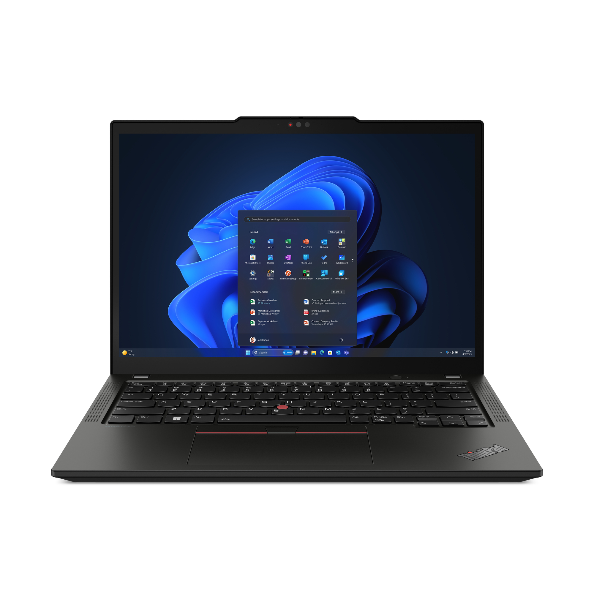 Lenovo ThinkPad X13 Intel Core Ultra 7 155U Computer portatile 338 cm (13.3") WUXGA 16 GB LPDDR5x-SDRAM 512 GB SSD Wi-Fi 6E (80