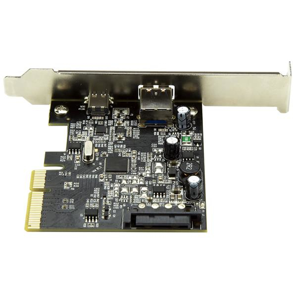 StarTech.com Discontinued and replaced by PEXUSB311AC3 - Dual Port USB 3.1 Card - 1x USB-C - 1x USB-A - 10Gbps per port - Expansion Card - USB 3.1 PCI-E Card - – image 4