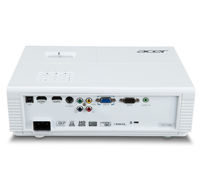 Acer Home H5370BD Standard throw projector 2500 ANSI lumens DLP 720p (1280x720) White – image 4
