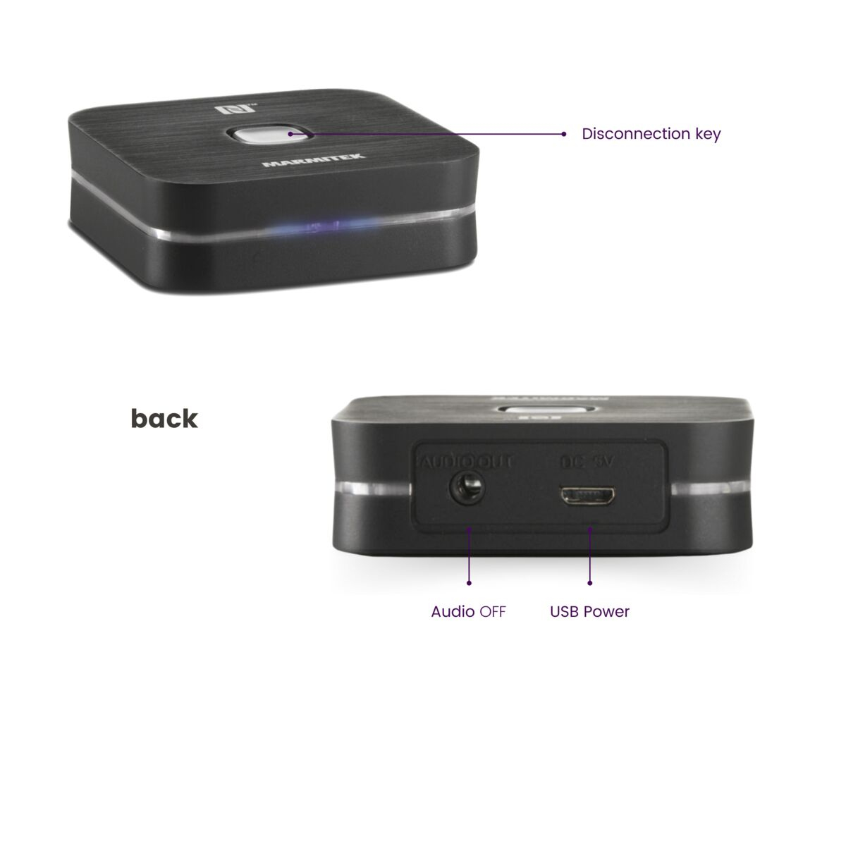 Marmitek BoomBoom 80 - Bluetooth receiver - NFC – image 5