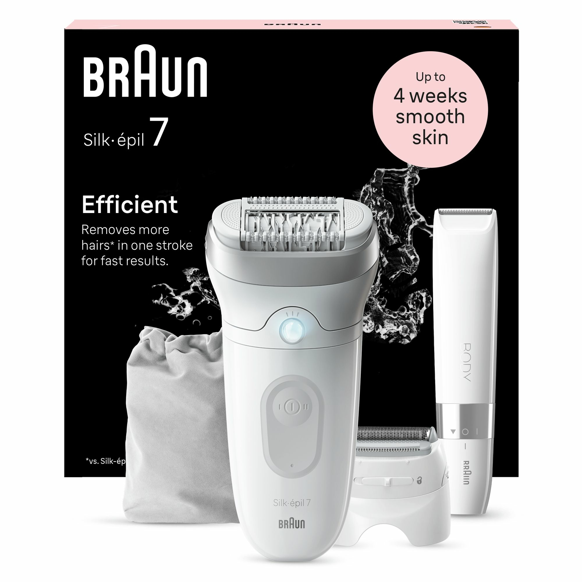 Braun Silk-épil 7 7-441 40 tweezers Silver, White – image 2