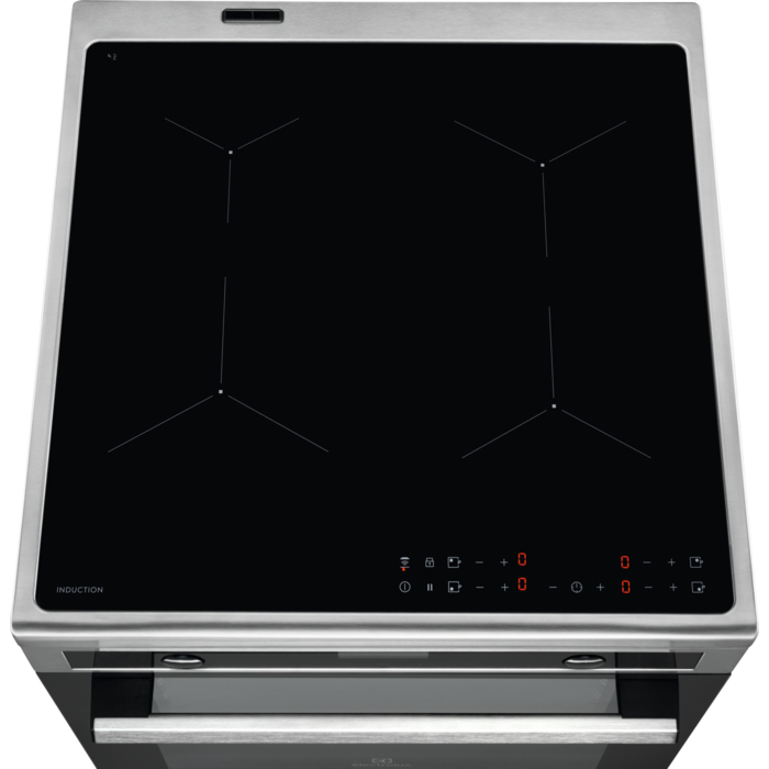 Electrolux LKI64020AX Freestanding cooker Electric Ceramic hob Stainless steel – image 2