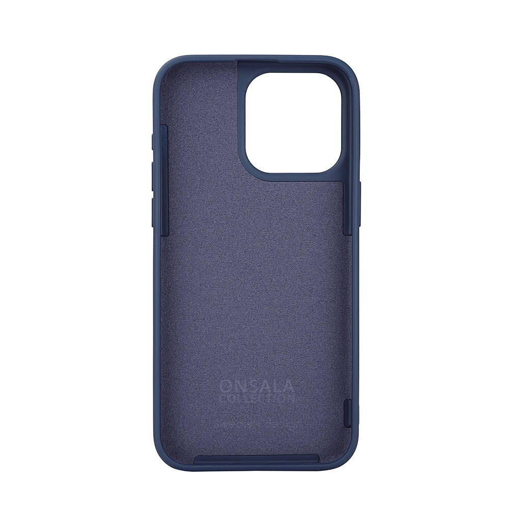 Onsala Phone Case with Silicone Feel MagSeries Dark Blue - iPhone 15 Pro Max – image 3