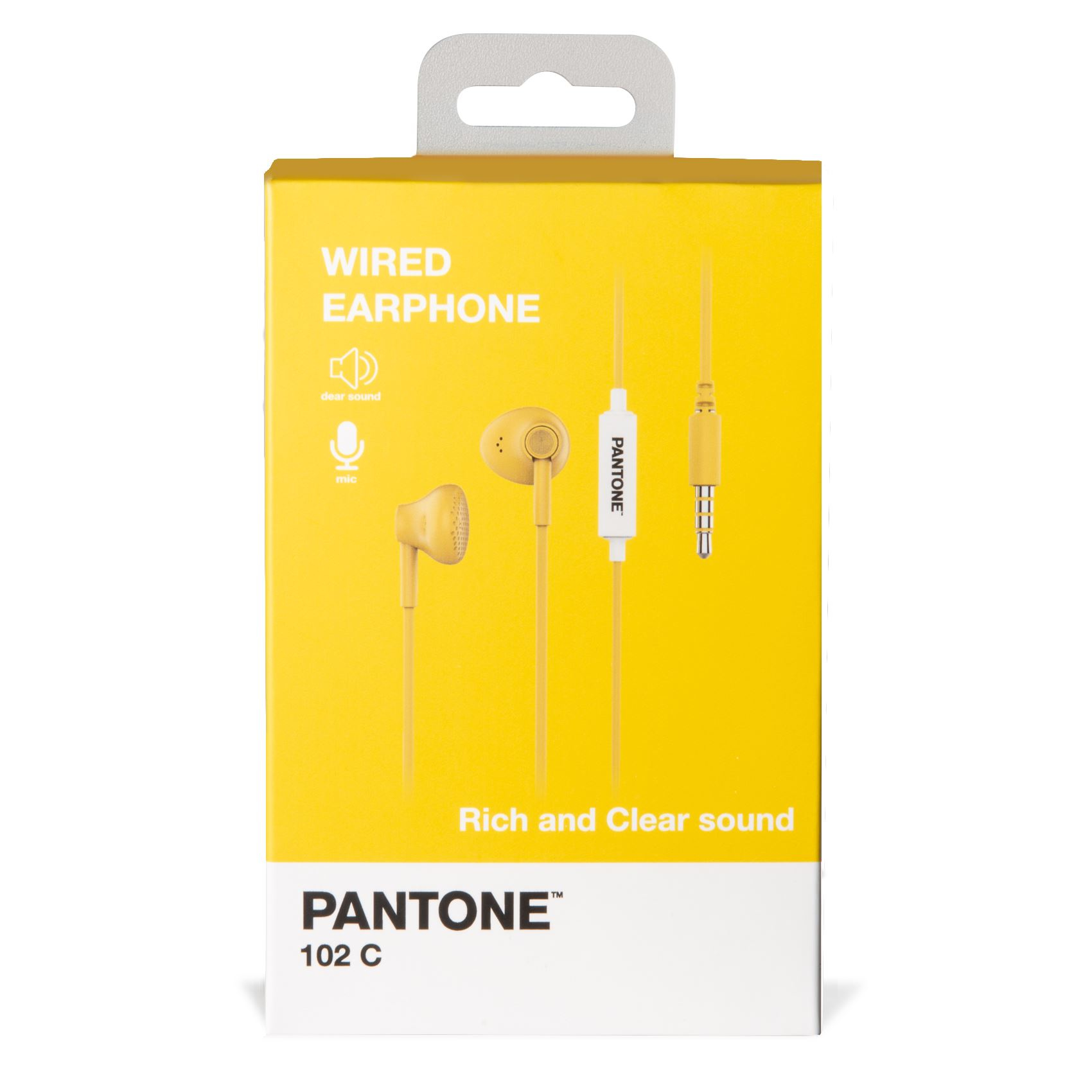 Celly PT-WDE001Y headphones/headset Wired In-ear Calls/Music Yellow – image 2