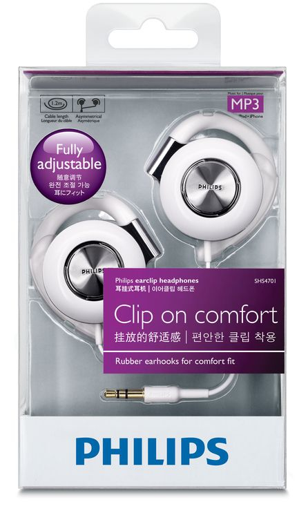 Philips Earclip Headphones SHS4701/98 – image 2