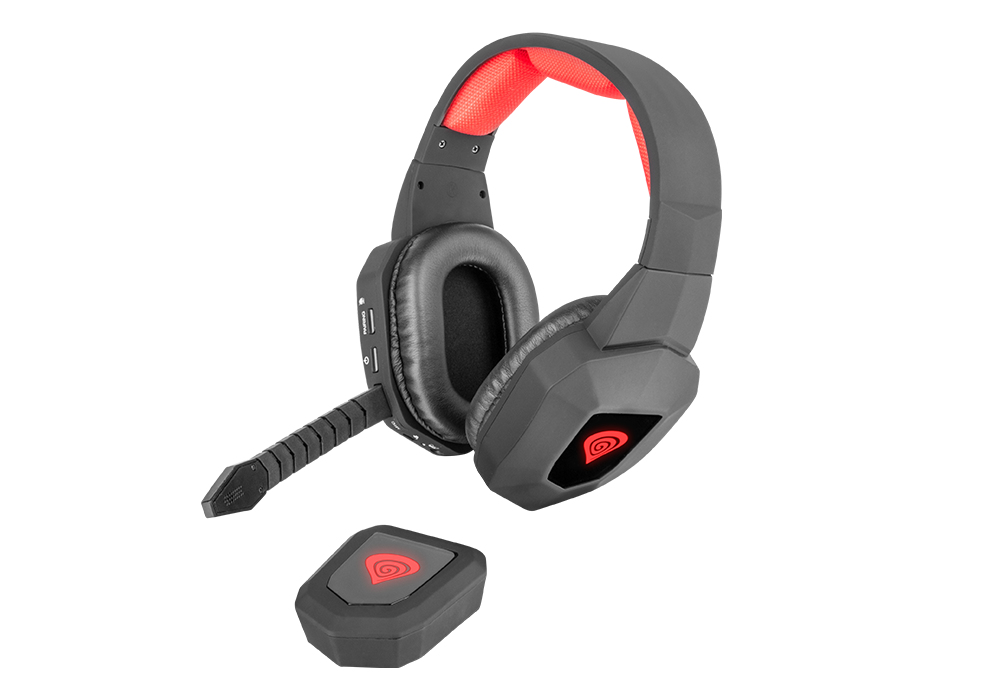 GENESIS HV59 Headset Wired & Wireless Head-band Gaming Black, Red – image 4