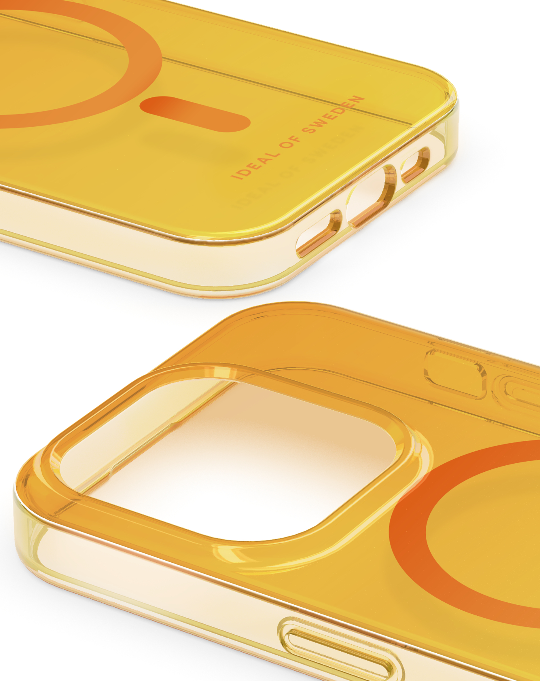 iDeal of Sweden Clear Case MagSafe iPhone 15 Pro Orange Spritz – image 3