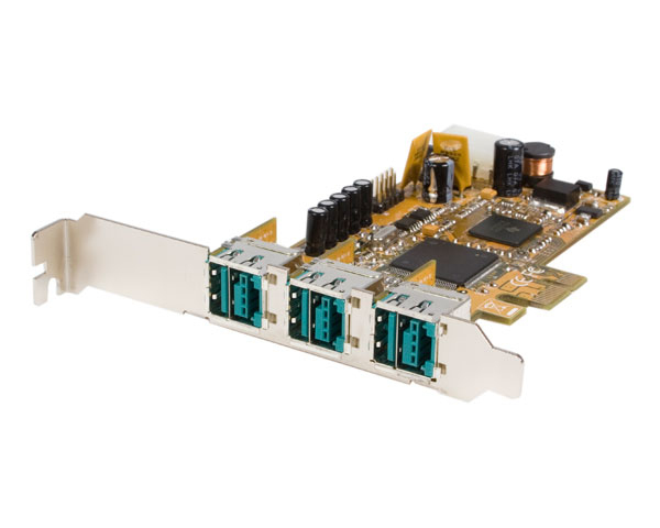 StarTech.com 3 Port PCI Express 12V PoweredUSB Adapter Card - USB PlusPower – image 1