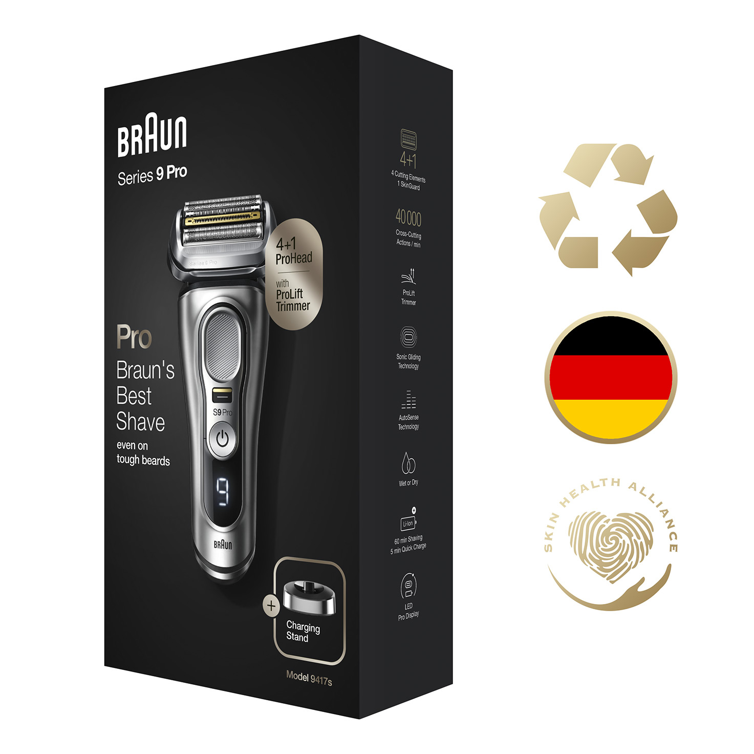 Braun Series 9 Pro S9 9417s Pro Solo Shaver – image 3