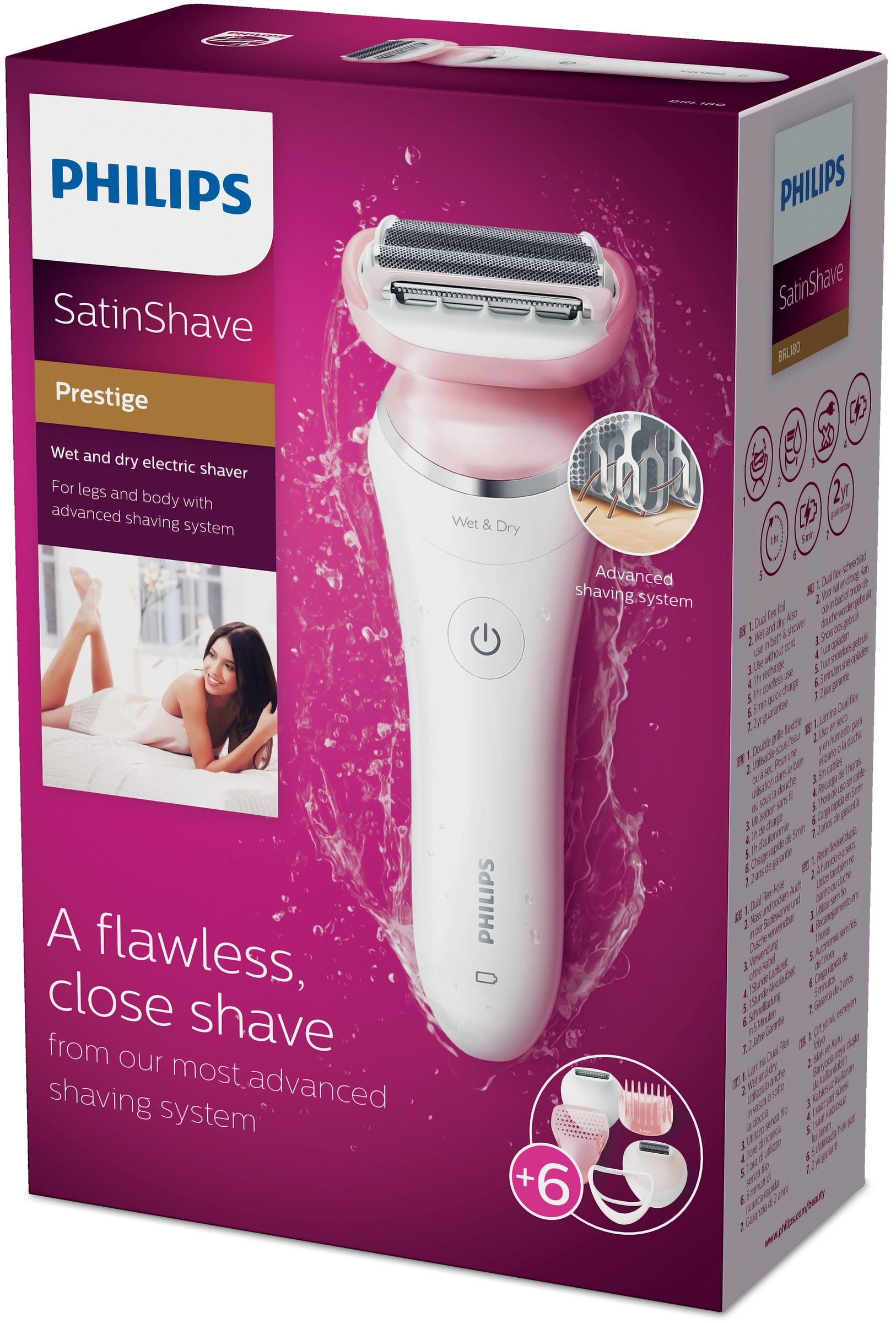 Philips SatinShave Prestige Wet and Dry electric shaver BRL180/00 – image 2