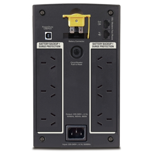 APC BX950U-AZ uninterruptible power supply (UPS) Line-Interactive 0.95 kVA – image 3