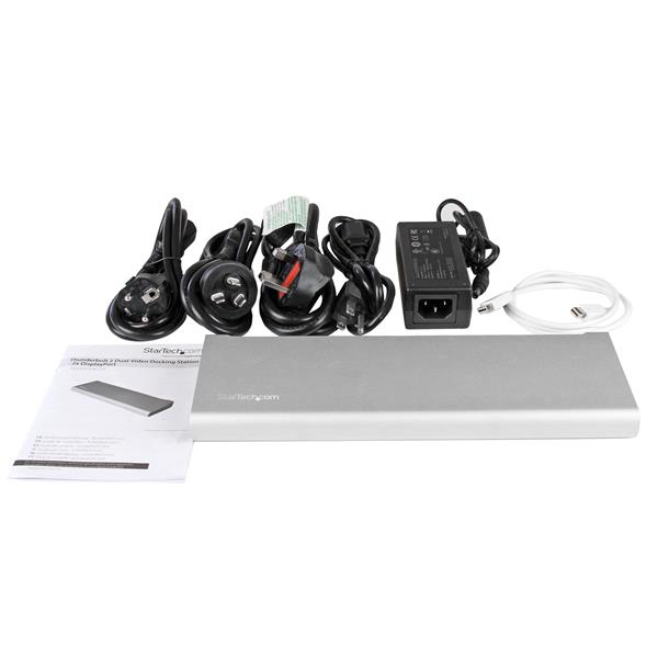 StarTech.com Thunderbolt 2 Dual-Monitor Docking Station for Laptops - 2x DisplayPort - Includes TB Cable – image 9