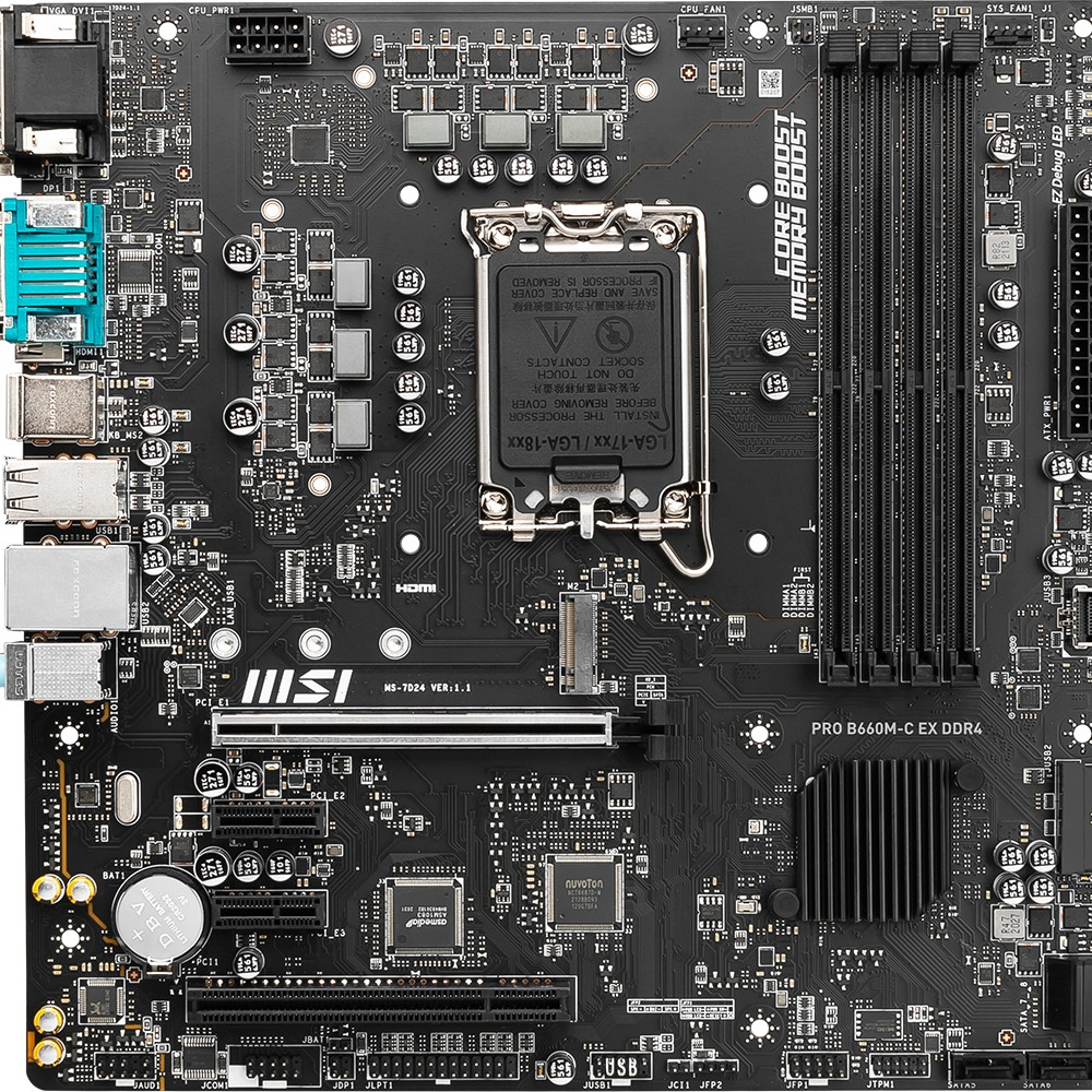 MSI Pro B660M-C EX DDR4