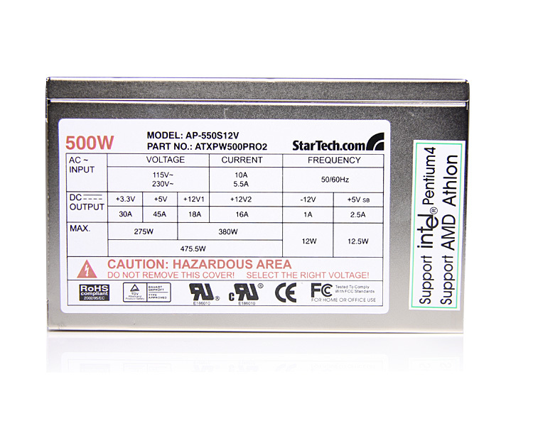 StarTech.com ATXPW500PRO2 power supply unit – image 4