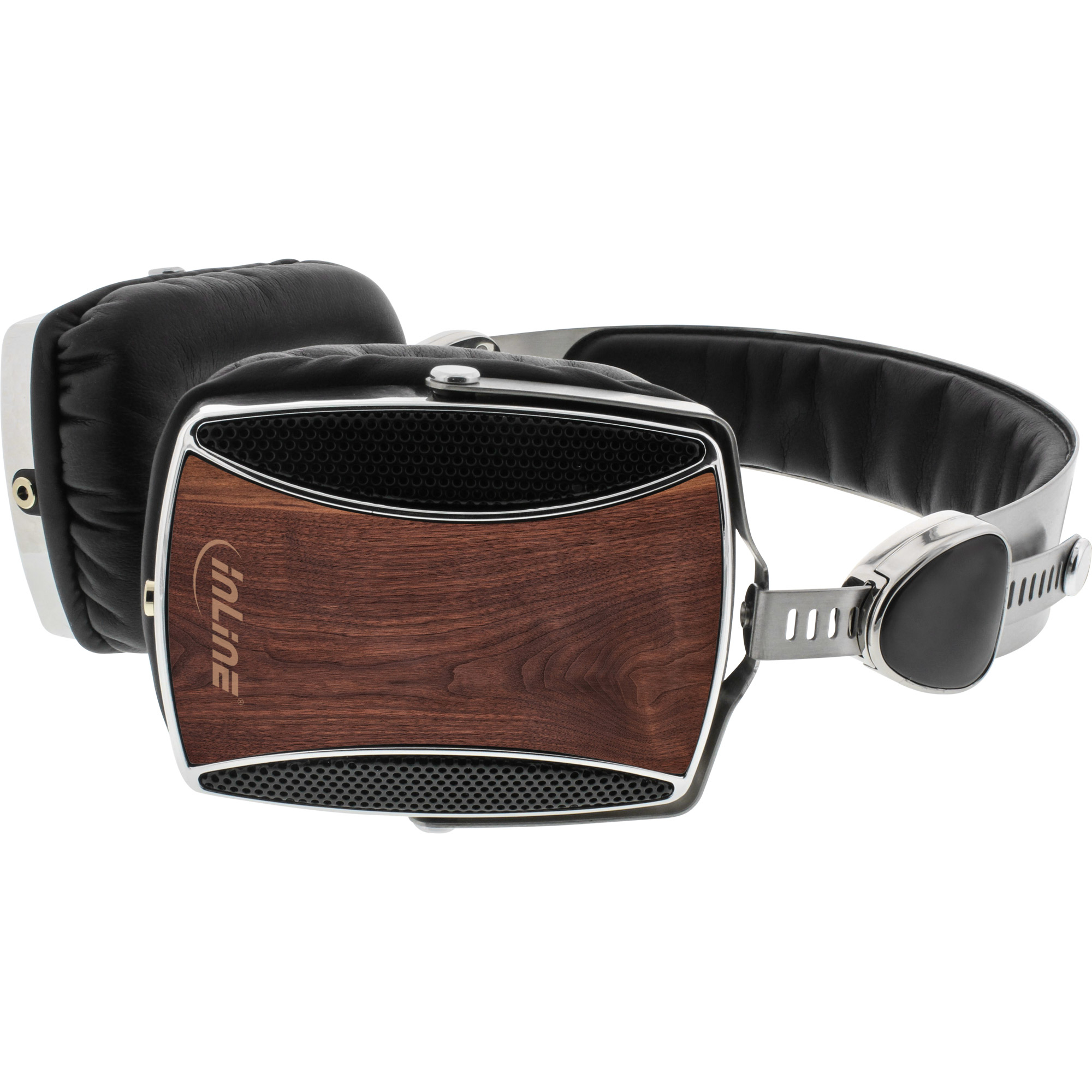 InLine woodon-ear, Wooden On-Ear Headset – image 5