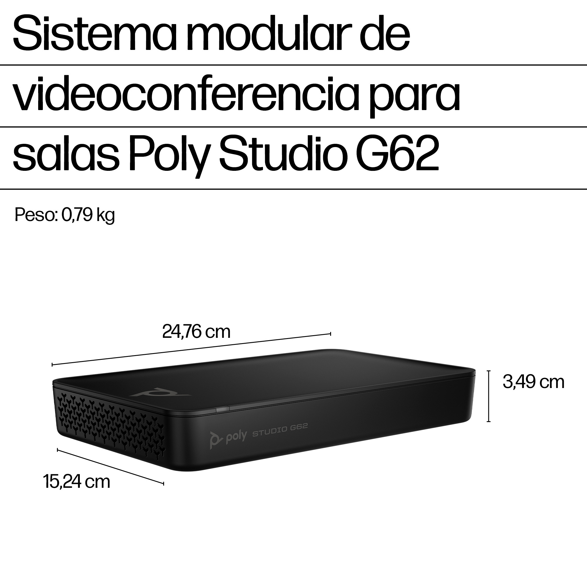 Calidad de videoconferencias con Poly G62