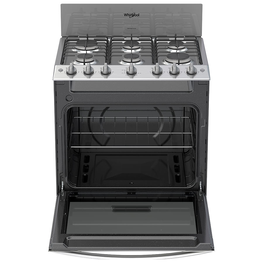 Whirlpool WFR3200D cooker Freestanding cooker Gas Grey – image 2