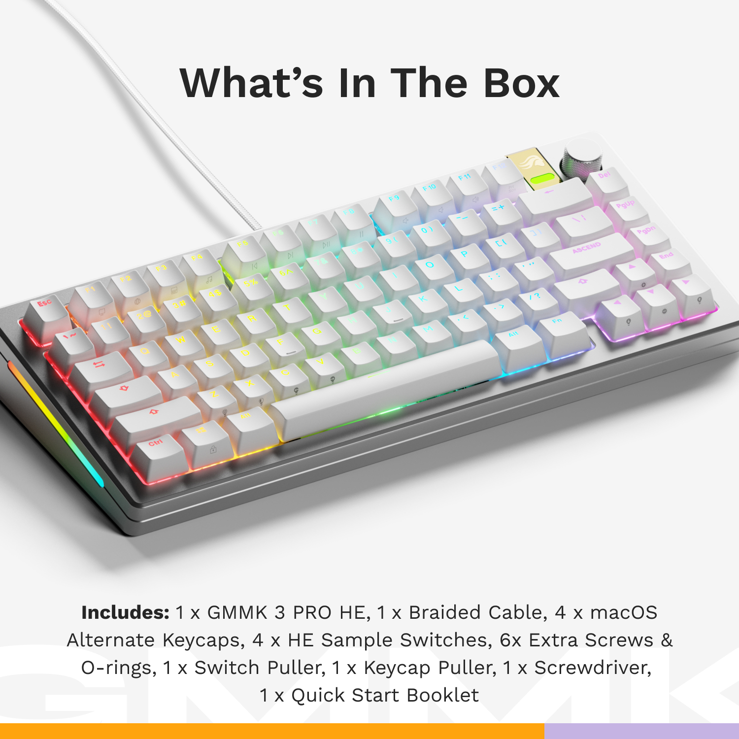 Glorious Gaming GMMK 3 PRO HE 75% Prebuilt – image 8