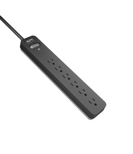 APC PE625 power distribution unit (PDU) 6 AC outlet(s) Black – image 1