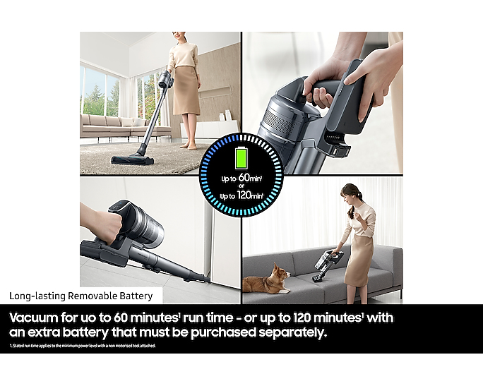 Samsung VS20R9042T2/EU stick vacuum/electric broom 2-in-1 stick vacuum Battery Dry Bagless – image 8