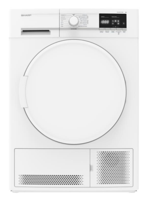 Sharp KD-GCB7S7PW9 tumble dryer Freestanding Front-load – image 1