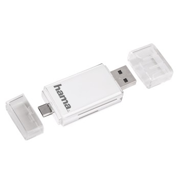 Hama 00123949 card reader USB 2.0 White