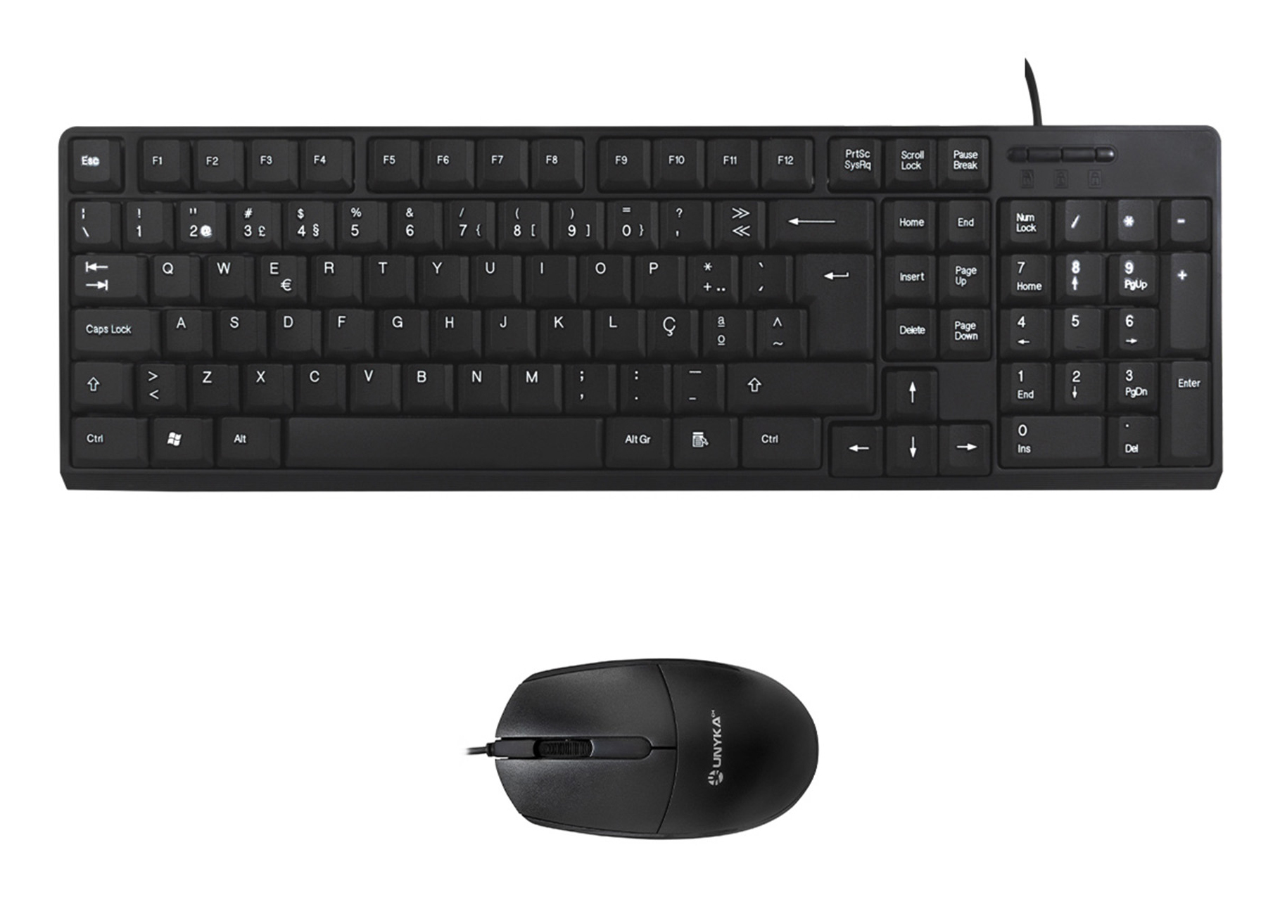 UNYKAch Kit Keyboard + Mouse LAYOUT PT OEM – image 1