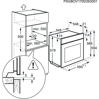 AEG BPK535120W 71 L White – image 5