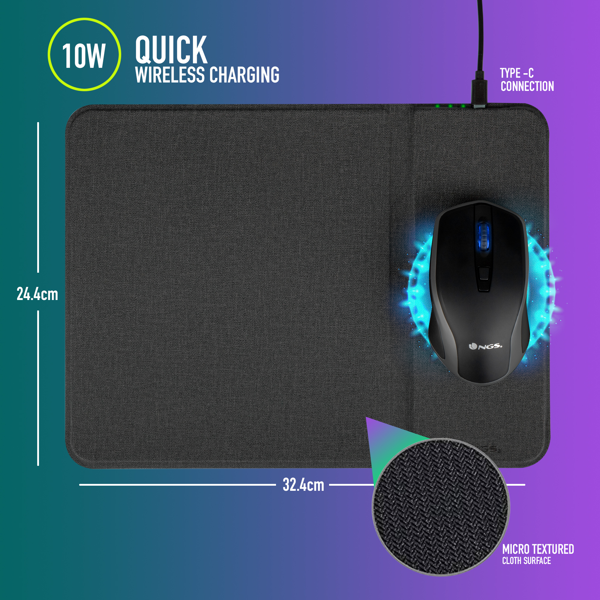 NGS CruiseKit mouse Travel Right-hand Optical 1600 DPI – image 3