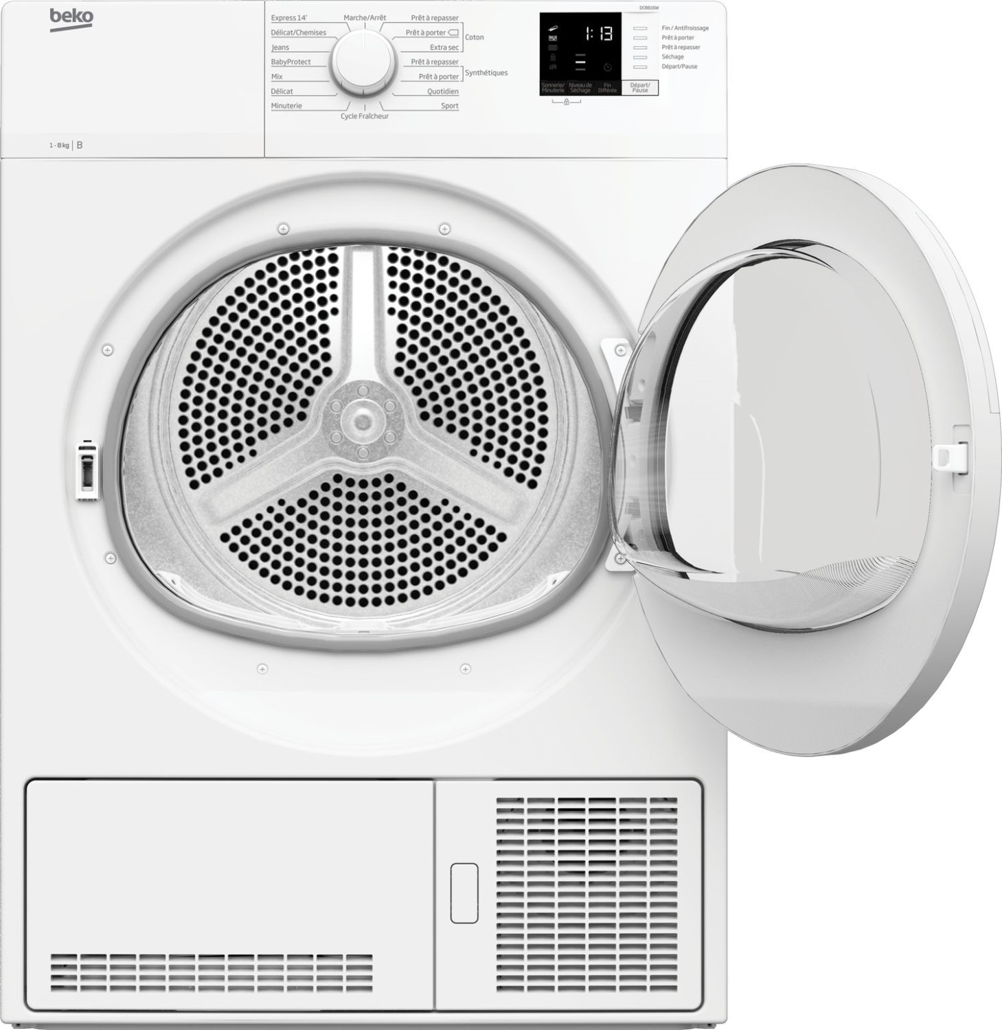 Beko DCB816W tumble dryer Freestanding Front-load – image 7
