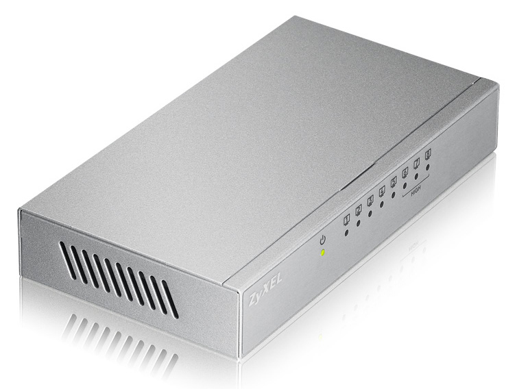 Zyxel ES-108Av2 Fast Ethernet (10/100) Metallic – image 2