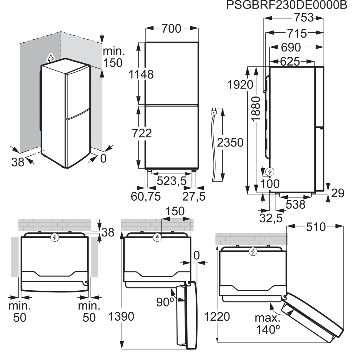 AEG Series 6000 ORC6M481EX Freestanding – image 8