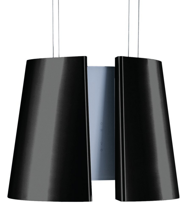 Gorenje IDR5536B Island Black, Stainless steel 363 m³/h