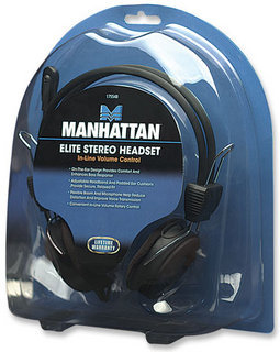 Manhattan 175548 headphones/headset Wired Calls/Music Black – image 4