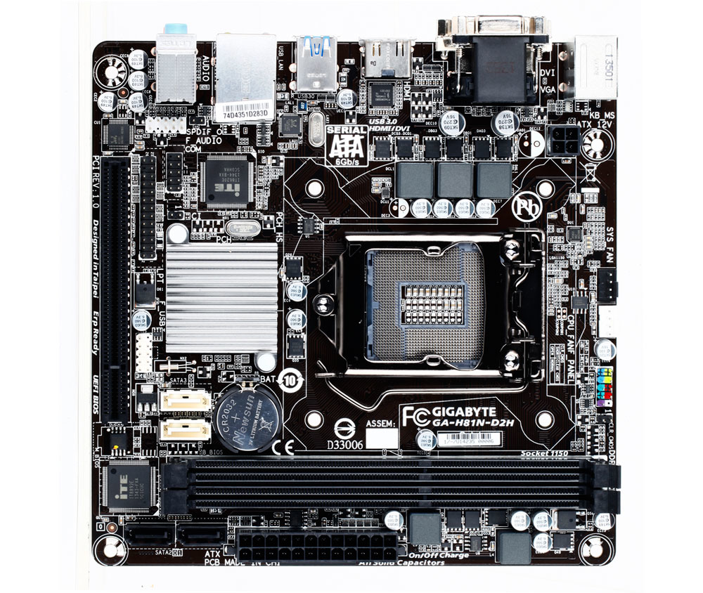 GIGABYTE GA-H81N-D2H motherboard Intel® H81 mini ITX – image 3