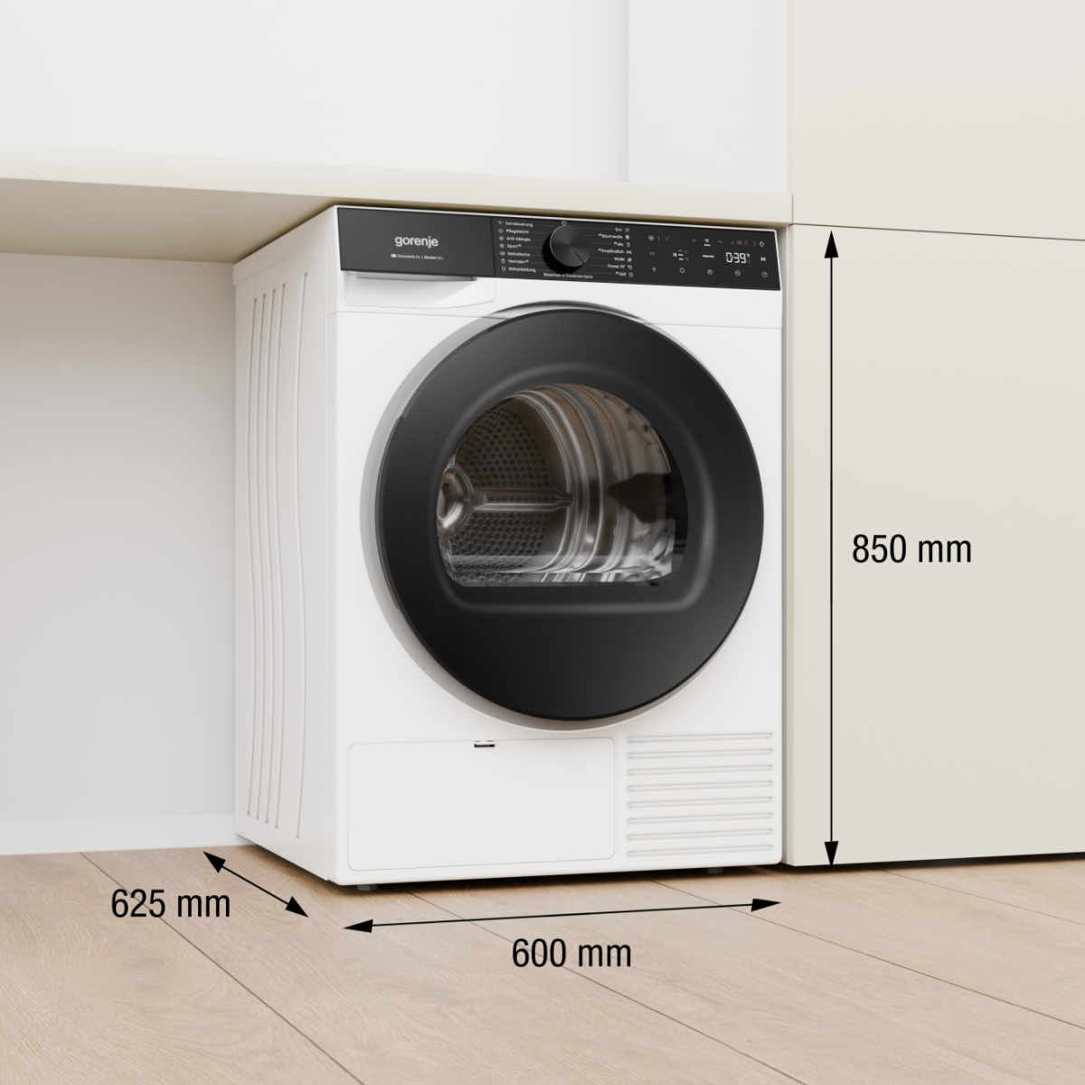 Gorenje G600 D5G69CP tumble dryer Freestanding Front-load – image 2