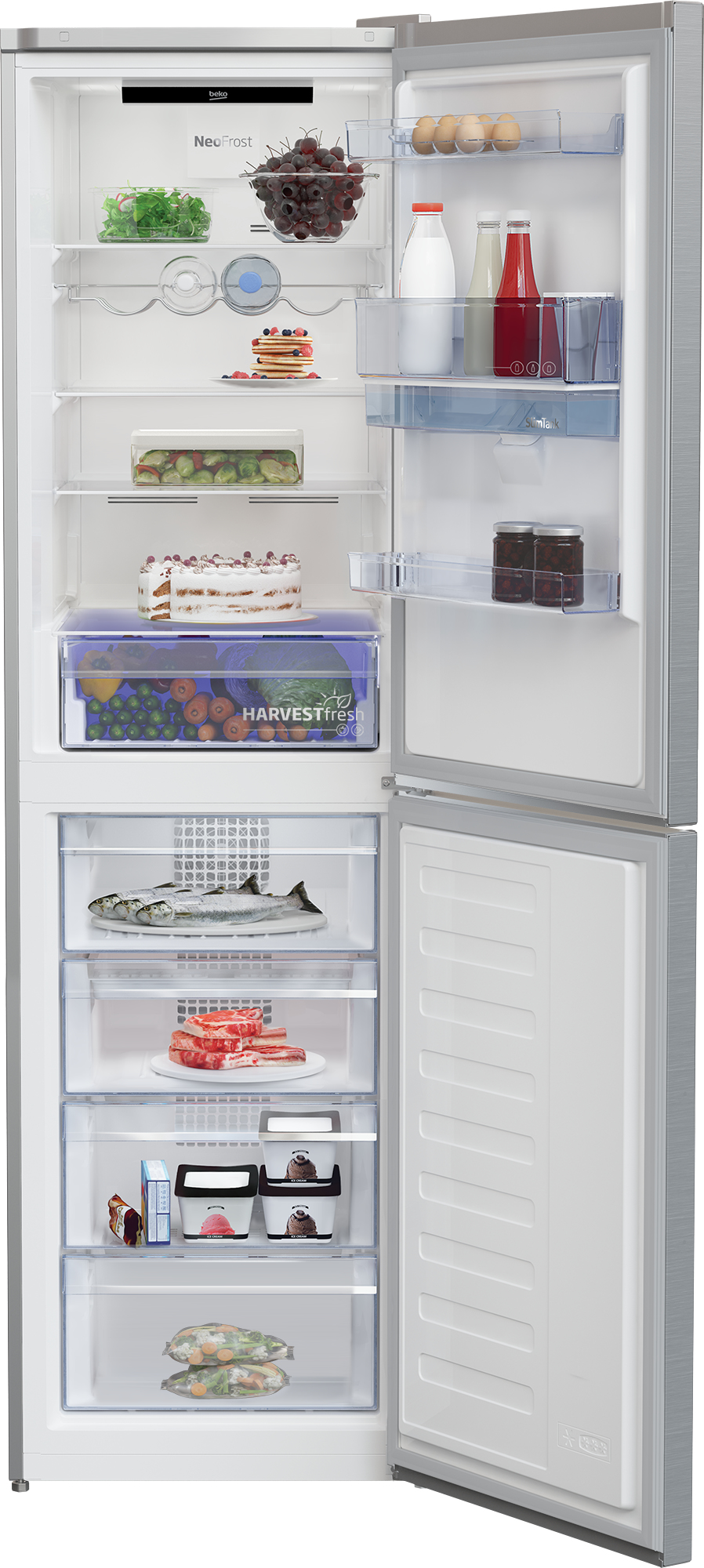 Beko CRNG4601DVPX fridge-freezer Freestanding – image 5