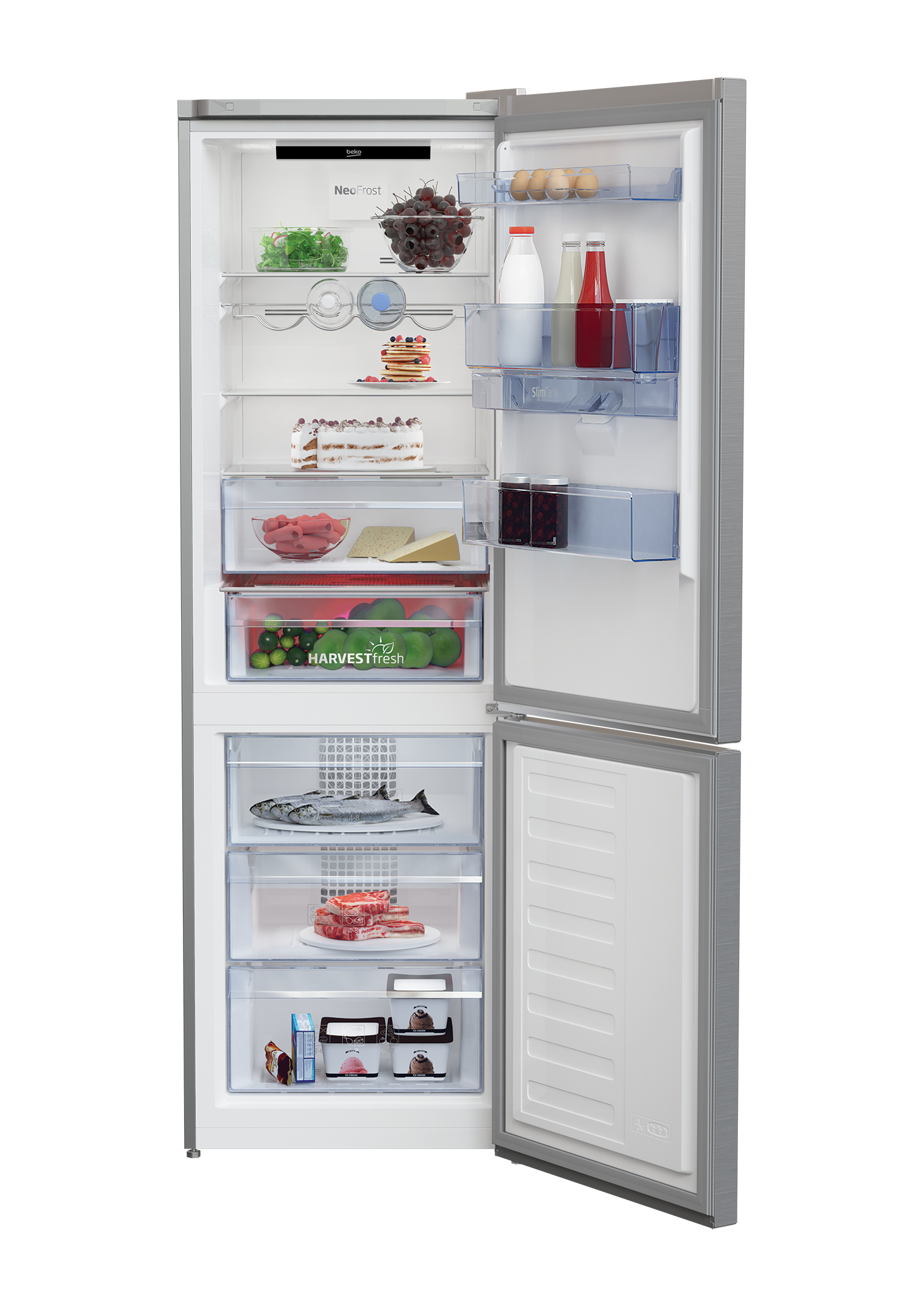 Beko MCNA366E40DXBN fridge-freezer Freestanding – image 4
