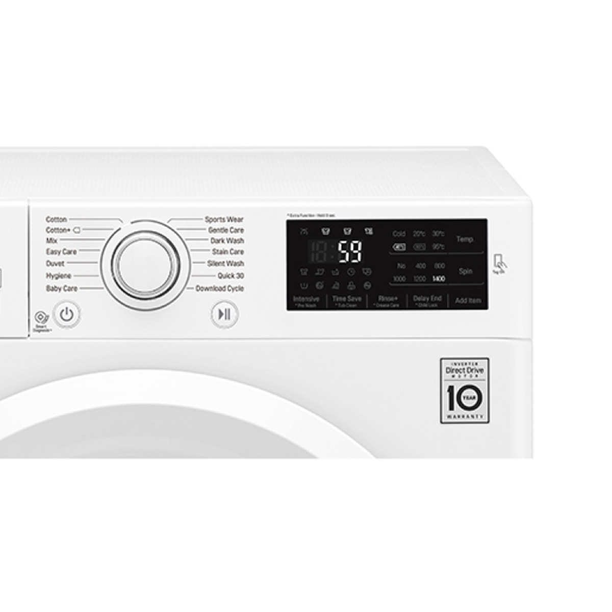 LG F4J5TN3W washing machine Front-load – image 7