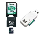 CoreParts MMMICROSD/2GB-2ADAPT-READER memory card MicroSD