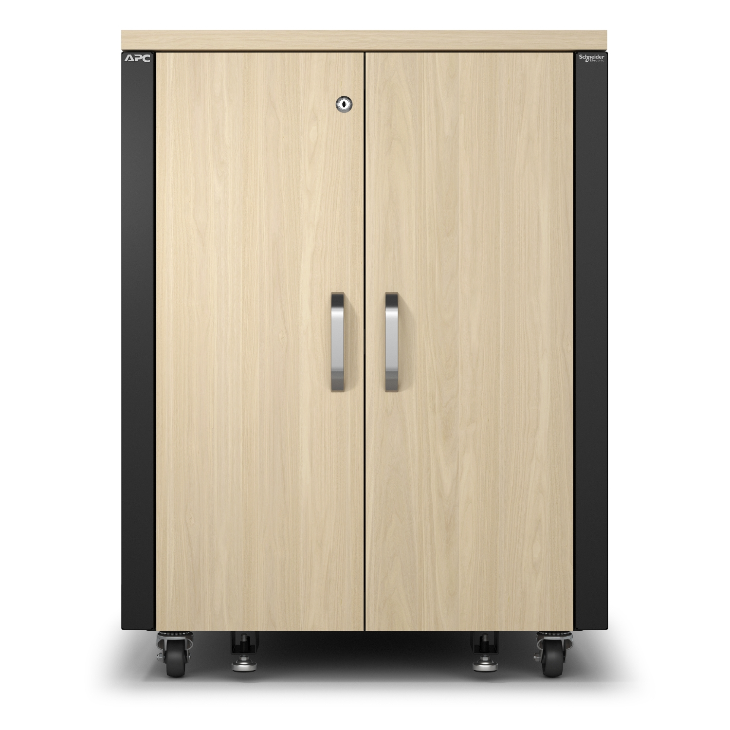 APC NetShelter Soundproof, 17U, Server Rack Enclosure – image 1