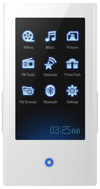 Samsung YP-P2J - 4GB MP3 Player, White