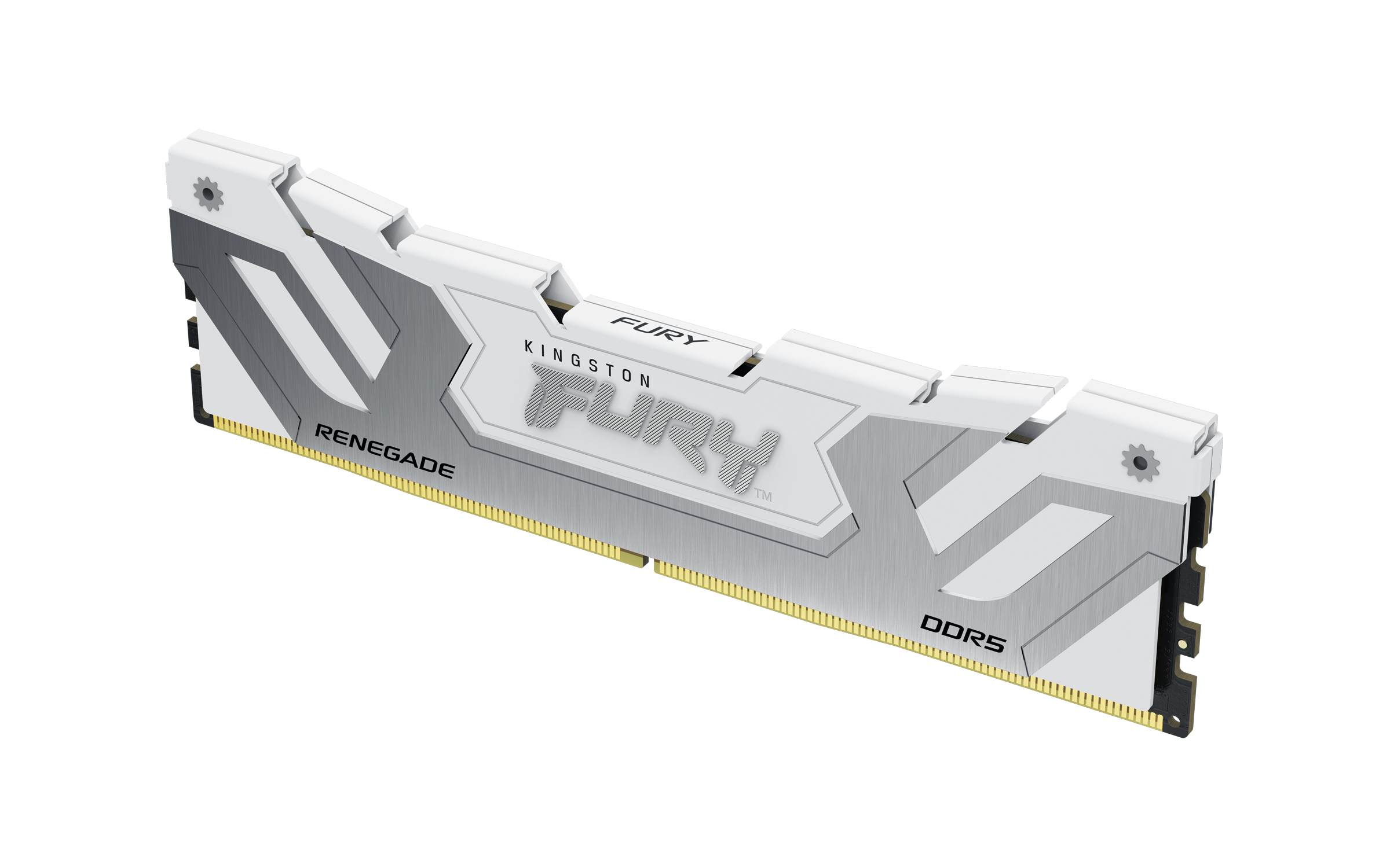 Memoria RAM Kingston FURY Renegade Silver/White - DDR5 - 24GB - 8400MHz - UDIMM - Para PC - KF584CU40RW-24
