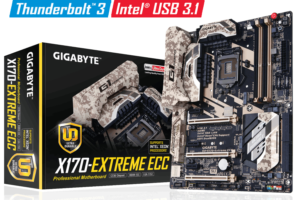 GIGABYTE GA-X170-EXTREME ECC (rev. 1.0) – image 1